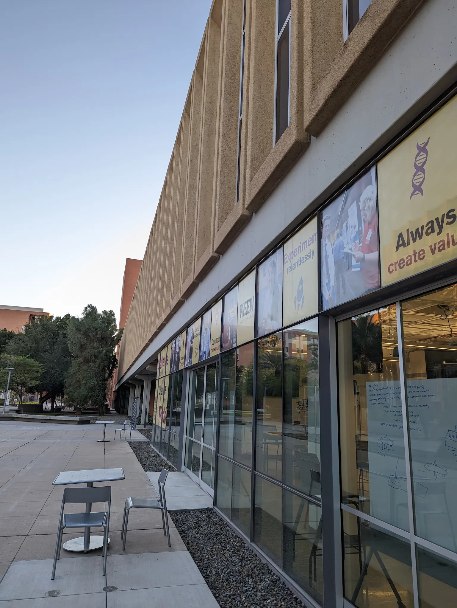 ASU Engineering Center G-Wing exterior view